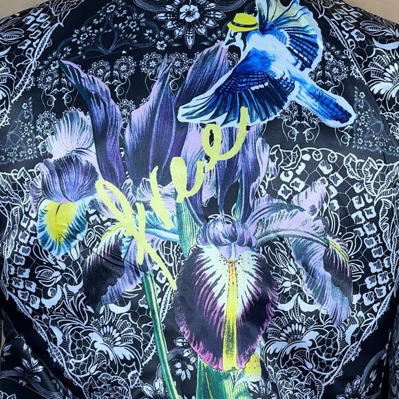 Desigual Suiza Safari Reversible Bomber Jacket EU Size 38=US 6/S NWOT - Picture 11 of 16